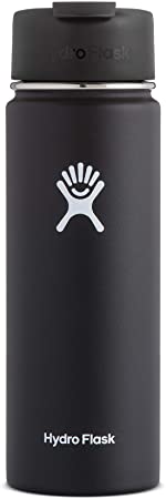 Hydro Flask Travel Coffee Flask, 20 oz, Black