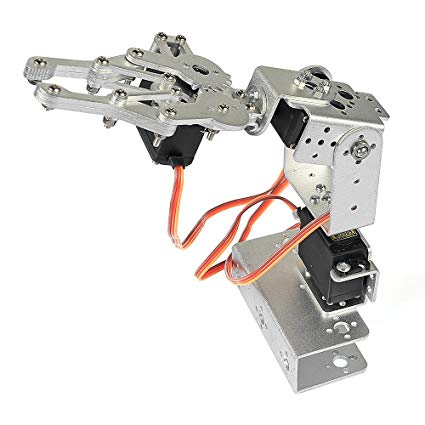 SainSmart 3-Axis Desktop Robotic Arm, Assembled for Arduino UNO MEGA2560 (Silver)