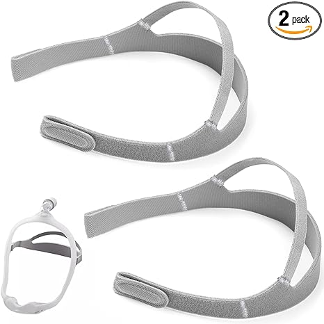 2-Pack CPAP Headgear for DreamWear Nasal Mask or Dreamwear Gel, Replacement for Respironics Dreamwear Headgear, LALASTAR CPAP Nasal Mask Strap for CPAP Machine (Headband ONLY)
