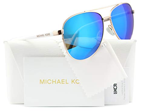 Michael Kors Hvar Sunglasses MK5007 Rose Gold / Blue Mirror 1045/25 59mm