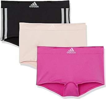 adidas Women's Seamless Boy Shorts Underwear 3-Pack