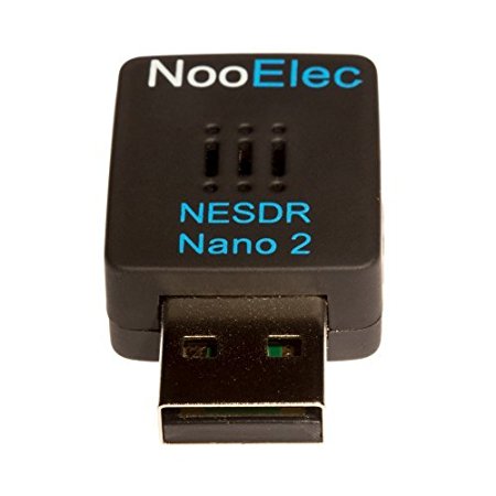 NooElec NESDR Nano 2 - Tiny Black RTL-SDR USB Set (RTL2832U   R820T2) with MCX Antenna and Remote Control; Software Defined Radio, DVB-T and ADS-B Compatible, ESD Safe