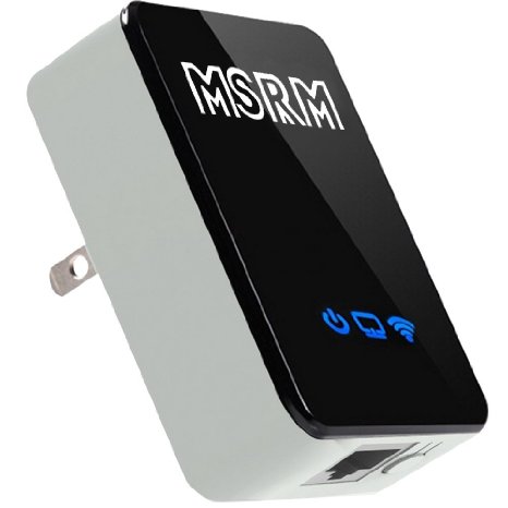 MSRM US300 WiFi Range Extender 300Mbps Wireless WiFi Repeater for 360 Degree WiFi Covering