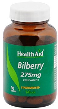 HealthAid Bilberry - 30 Tablets