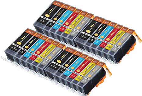24 Pack B-Edition Ink Cartridges for CLI-226 PGI-225 Pixma MG6120 MG6220 MG8120 MG8120B MG8220 (4 of each color) by Blake Printing Supply