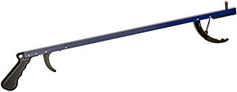 Sammons Preston Reacher, Lightweight Blue 26" Long Handled Extension Grabber Tool, 6 oz. Handy Picker Up Tool and Reaching Claw, Aluminum Trash Pickup Aid & Garden Nabber, Reaching Assist Tool