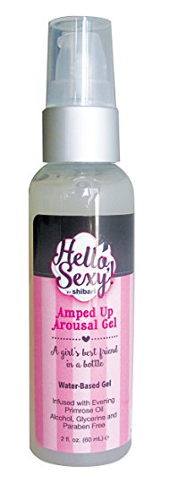 Shibari Hello! Lubricant Amped Up Arousal Gel for Women, 2 Fluid Ounces