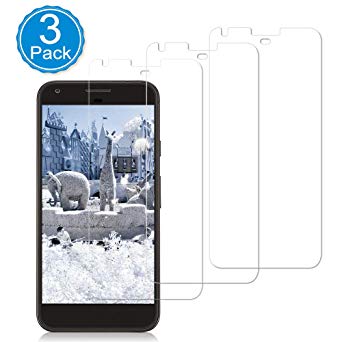 [3-Pack] Google Pixel XL Screen Protector,BBInfinite Ultra Clear 9H Anti-Scratch Tempered Glass,2.5D Rounded Edges Bubble Free Install Glass Film with Lifetime Replacement Warranty