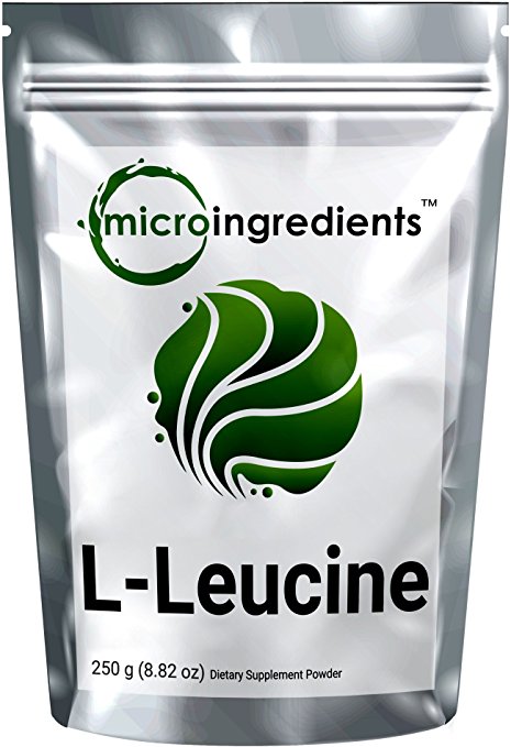 Micro Ingredients L-Leucine Powder, 260 grams