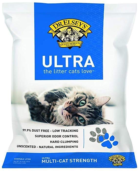 Dr.Elsey's Feline Ultra Premium Clumping Cat Litter 40 Pound Bag