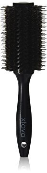 xtava 33mm Double Bristle Round Hair Brush - Volumizing Natural Bristle Hair Drying Brush for Thick Hair or Thin Hair - Dual Boar Bristle and Nylon Bristle Barrel Best for Salon Volume and Fast Drying