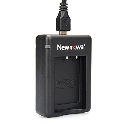 Newmowa Rapid Dual Charger for Sony NP-BY1, NP-BX1,NP-BX1/M8 and Sony HDR-AZ1,Cyber-shot DSC-HX50V, DSC-HX300, DSC-HX400,DSC-RX1, DSC-RX1R, DSC-RX100, DSC-RX100 II, DSC-RX100M II, DSC-WX300, HDR-AS10, HDR-AS15, HDR-AS30V, HDR-AS100V, HDR-AS100VR, HDR-CX240, HDR-MV1, HDR-PJ275 (Rapid Dual Charger)