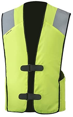 MotoAir Airbag One Motorcycle Airbag Vest High Visibility (Small - Medium)