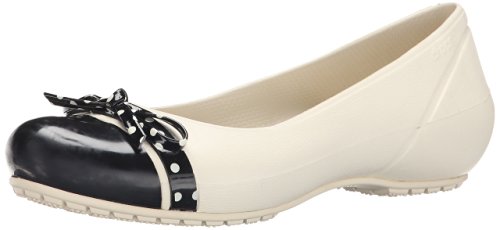 crocs Women's Cap Toe Bow Flat