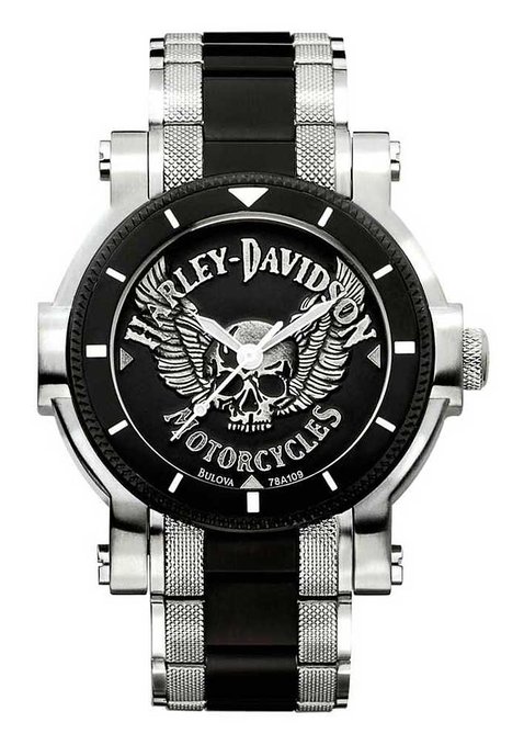 Harley-Davidson Men's Bulova Watch. 78A109