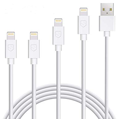 iPhone Charger Atill iPhone Charger Cable 4 Pack 3FT 3FT 6FT 10FT Lightning Cable Charging & Syncing Cord Compatible iPhone Xs/Max/XR/X/8/8Plus/7/7Plus/6S/6S Plus/SE/iPad More