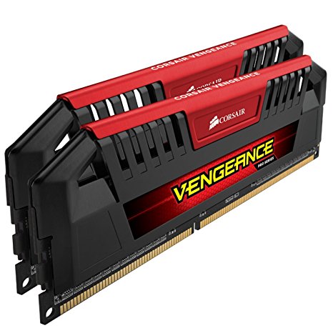 Corsair Vengeance Pro 16GB (2x8GB) DDR3 2133 MHz (PC3 17000) Desktop, Red