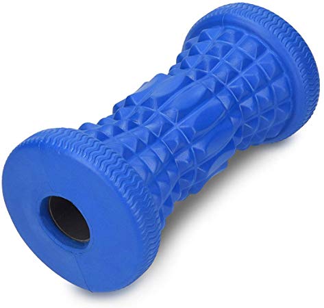 Navaris Foot Massage Roller for Plantar Fasciitis - Relieve Foot Pain, Arch Pain, Muscle Tension and Tightness in Fascia - Reflexology Massaging Tool