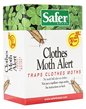 Safer Brand Clothes Moth Alert Trap(2 Pack)