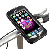 Souldio8482 iPhone 647 inch Waterproof Shock-protected Bike Mount Holder Compitable for ISO 222mm - 248mm handle barBlack