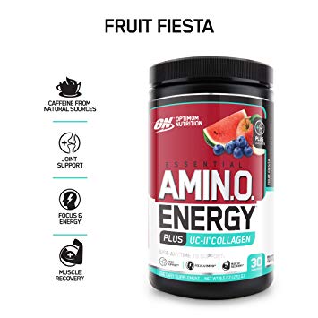 Optimum Nutrition On Amino Energy   Uc-Ii Collagen, Fruit Fiesta, 30 Servings, 12.64 Ounce (Pack of 1)