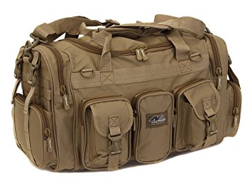 Mens Large 22" Duffel Duffle Military Molle Tactical Gear Shoulder Strap Travel Bag