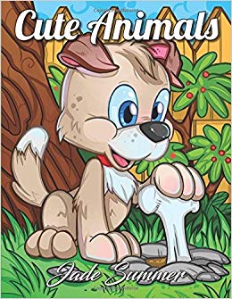 Cute Animals: An Adult Coloring Book with Fun, Easy, and Relaxing Coloring Pages for Animal Lovers