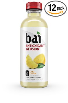 Bai Limu Lemon, Antioxidant Infused Beverage, 18 Fl. Oz. Bottles (Pack of 12)