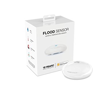 Fibaro FGBHFS-001 Flood Sensor, HomeKit-enabled Water Sensor