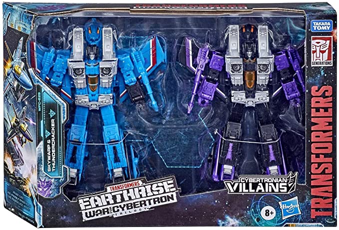 Transformers Generations War for Cybertron Earthrise Voyager Seeker 2-Pack Skywarp & Thundercracker