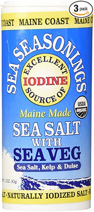Maine Coast, Sea Vegetables Seasonings, Sea Salt With Sea Vegetables, 1.50-Ounce (3 Pack)