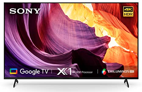 Sony Bravia 189 cm (75 inches) 4K Ultra HD Smart LED Google TV S_KD-75X80K_1 (Black)