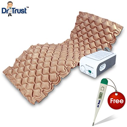 Dr. Trust Air Mattress Anti Decubitus Air Pump & Bubble Mattress for Prevention of Bed Sores - Matt-012 (Beige)