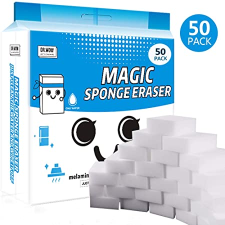 Dr.WOW 50 Pcs/lot Magic Sponge Eraser Multi-Functional Melamine Foam Cleaner 100x70x30mm