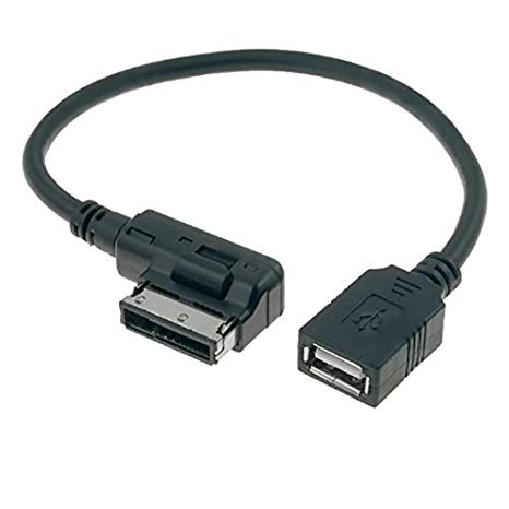 HQRP MDI MMI/USB Cable Adapter for VW Volkswagen Golf MK6 / GTI MK6 / Jetta Sportwagen MK6 2010 2011 2012 2013 2014, Media Interface Adapter   HQRP Coaster