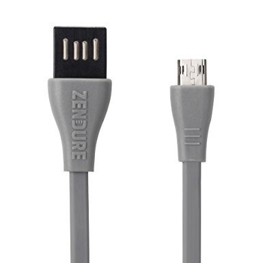 Zendure 2-Sided Micro USB QC Charge/Sync Cable, Quick Charge 3.0 Compatible, 20 inches