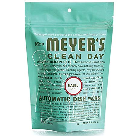 Mrs. Meyer's Clean Day Automatic Dishwashing Packs - 12.7 oz - Basil - 2 pk