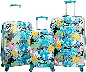 Bioworld Lilo and Stitch 3 Piece Luggage Set