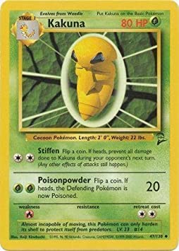 Pokemon - Kakuna (47) - Base Set 2