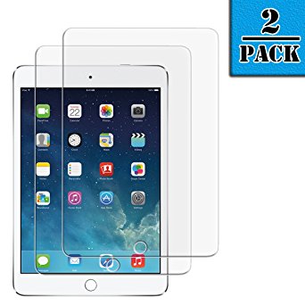 (2 Packs) [Lifetime Warranty] iPad Air Air2 Pro (9.7 inch ONLY) Screen Protector, Etrech® 9H Hardness 0.26mm HD Tempered Glass for iPad Air / iPad Air 2 / iPad Pro 9.7