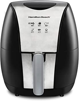 Hamilton Beach 3 Litre Digital Air Fryer 35065 - 3.2 L, Black