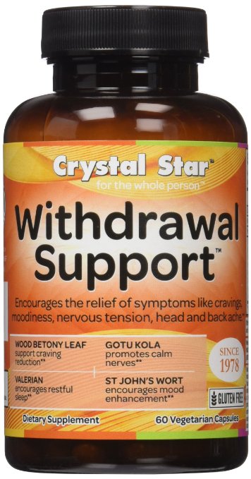 Crystal Star Addiction Withdrawal Herbal Supplements, 60 Count