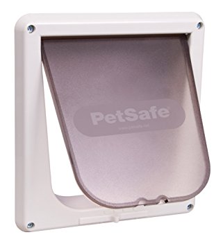 PetSafe Interior 4-Way Locking Cat Door, White