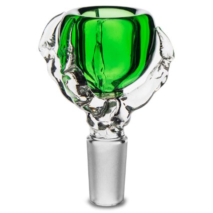Glass Slide Bowl with five screens (14mm, green2)