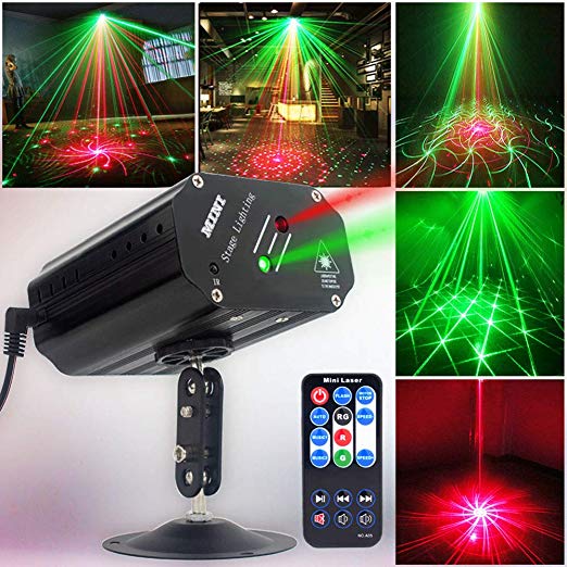 Party Lights Disco Dj Light GOOLIGHT Strobe Lights Projector Effect Lights Stage Strobe Lighting with Remote Control for Bar Birthday KTV Pub Karaoke Dancing Christmas Holiday Home Party Gift