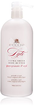 Cuccio Pomegranate and Acai Body Butter, 32 Ounce