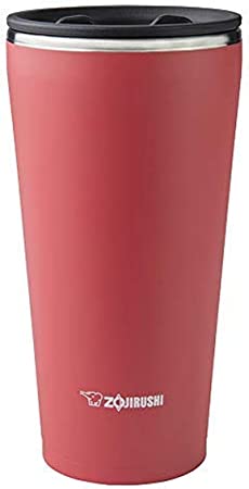 Zojirushi SX-FSE45PV Stainless Vacuum Insulated Tumbler, 15-Ounce, Coral Pink