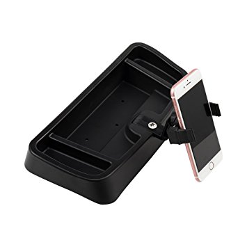 Santu Black Adjustable Dash Multi-Mount Phone Holder Kit For Jeep Wrangler TJ/LJ