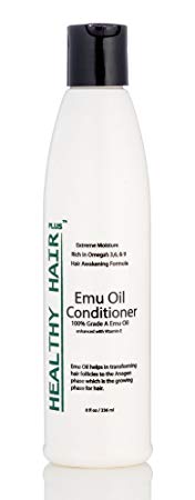 Healthy Hair Plus – Emu Oil Conditioner that Reduces Dryness and Moisturizes Hair (8oz)