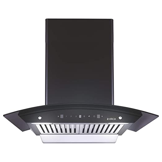 Elica 60 cm 1200 m3/hr Auto Clean Chimney (WD BF 606 HAC MS NERO, Motion Sensor Control, Black)